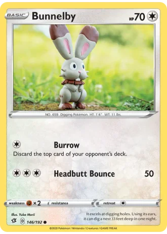Bunnelby #146/192 — Rebel Clash