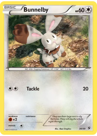 Bunnelby #30 — Kalos Starter Set