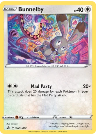 Bunnelby SWSH082 — Sword & Shield Promos