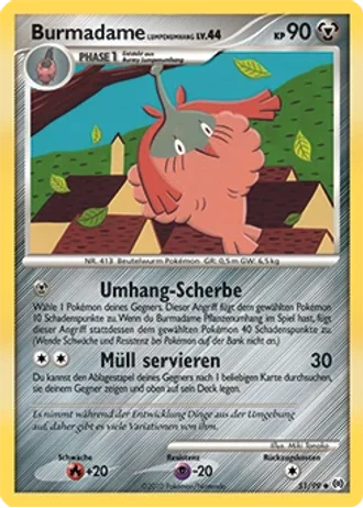 Burmadame Lumpenumhang #51/99 — Arceus