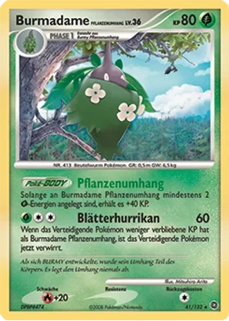 Burmadame Pflanzenumhang #41/132 — Rätselhafte Wunder