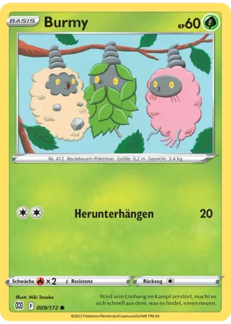 Burmy #009/172 — Strahlende Sterne