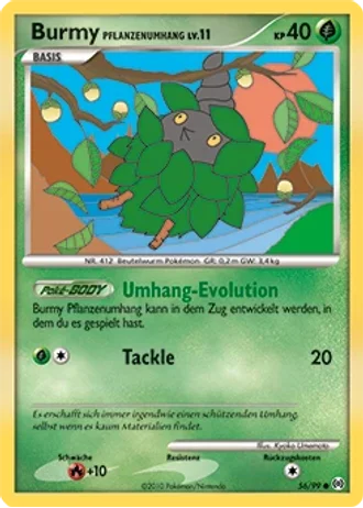 Burmy Pflanzenumhang #56/99 — Arceus
