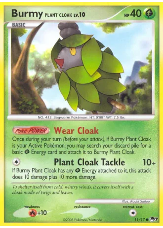 Burmy Plant Cloak #11/17 — POP Série 7