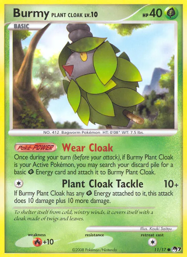 Burmy Plant Cloak #11 — POP Série 7
