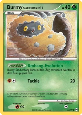 Burmy Sandumhang #57/99 — Arceus