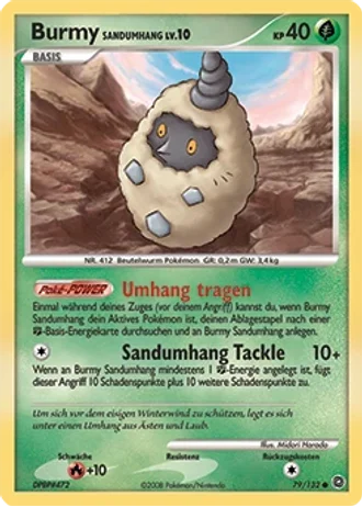 Burmy Sandumhang #79/132 — Rätselhafte Wunder