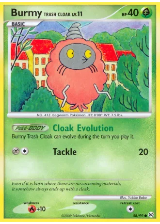 Burmy Trash Cloak #58/99 — Arceus