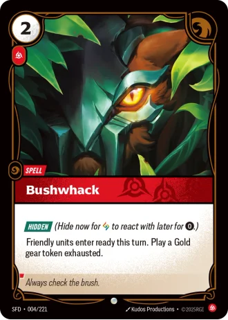 Bushwhack #004/221 — Spiritforged