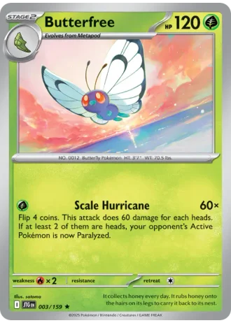 Butterfree #003/159 — Journey Together