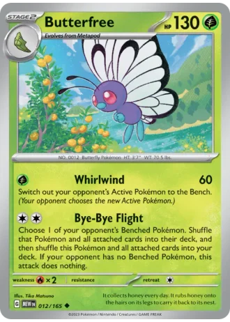 Butterfree #012/165 — 151