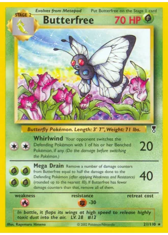 Butterfree #21 — Legendary Collection