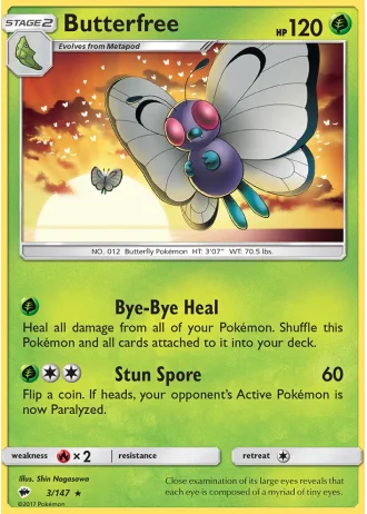 Butterfree #3/147 — Burning Shadows
