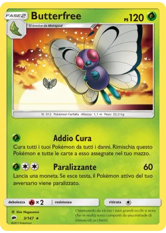Butterfree #3/147 — Ombre Infuocate