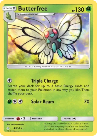 Butterfree #4/214 — Unbroken Bonds