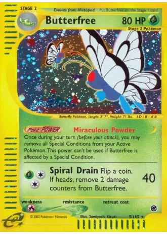 Butterfree #5 — Expedition Base Set