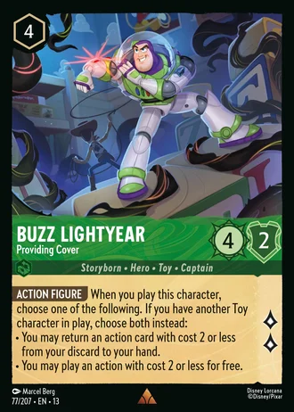 Buzz Lightyear - Providing Cover #77/261 — Attack of the Vine!