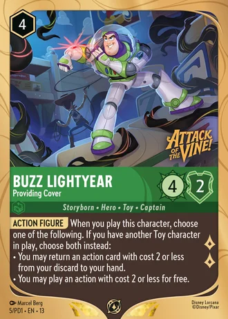 Buzz Lightyear - Providing Cover PD1-5/261 — Attack of the Vine!