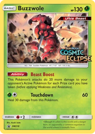 Buzzwole (STAFF) SM218 — Sun & Moon Promos