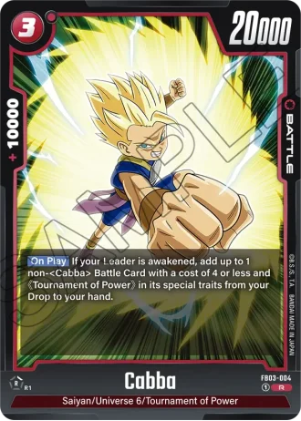 Cabba  FB03-004 — Raging Roar (FB03)