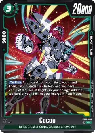Cacao  FB08-052 — Saiyan's Pride (FB08)