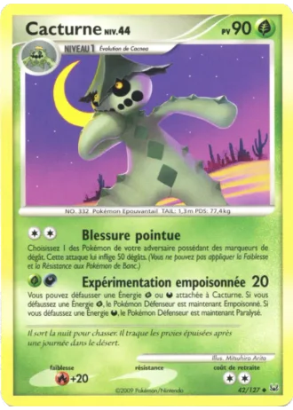 Cacturne #42 — Platine