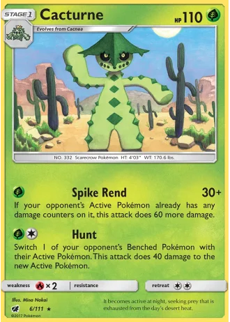 Cacturne #6/111 — Crimson Invasion