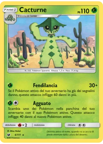 Cacturne #6/111 — Invasione Scarlatta