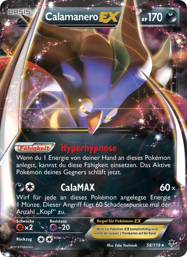 Calamanero EX #58 — Phantomkräfte
