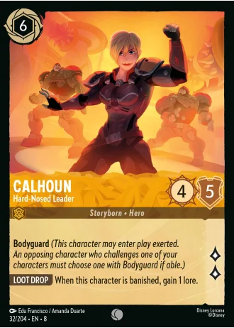 Calhoun - Hard-Nosed Leader #32/204 — Reign of Jafar