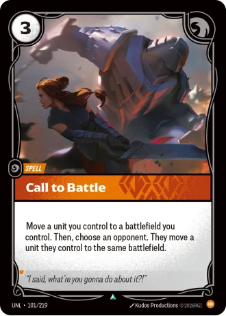 Call to Battle #101/219 — Unleashed