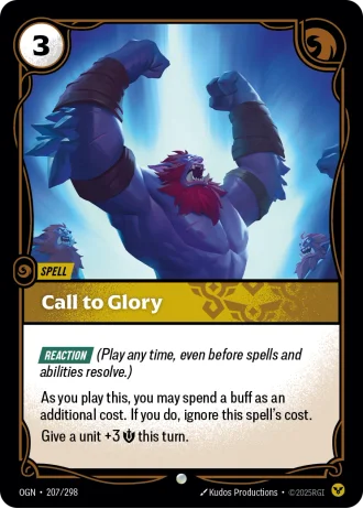 Call to Glory #207/298 — Origins