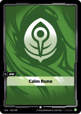 Calm Rune #042/298 — Origins