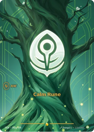 Calm Rune #042a/298 — Origins