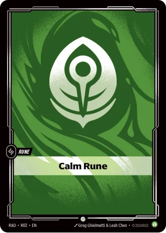 Calm Rune R02 — Radiance