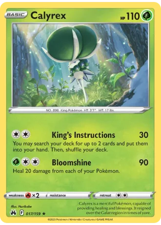 Calyrex #017/159 — Crown Zenith