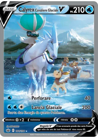 Calyrex Cavaliere Glaciale V #164 — Regno Glaciale