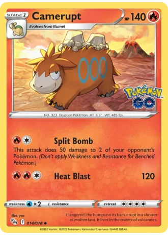 Camerupt #014/78 — Pokémon GO