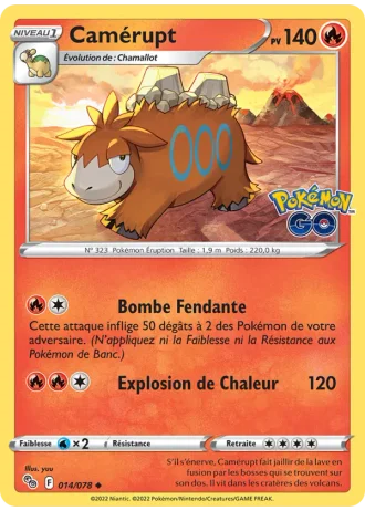 Camérupt #014/78 — Pokémon GO