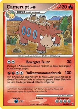 Camerupt #18/147 — Ultimative Sieger