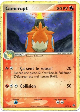 Camerupt #24/97 — EX Dragon
