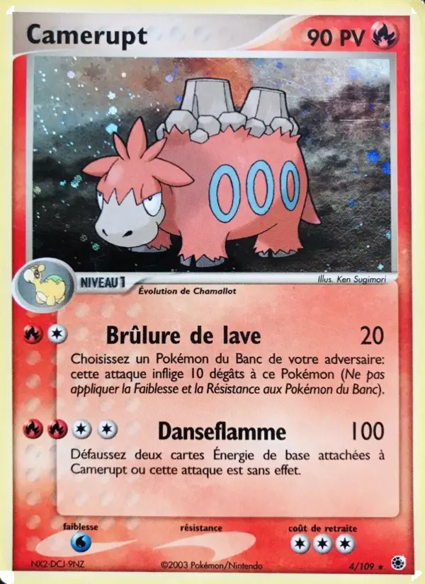 Camerupt #4 — EX Rubis & Saphir