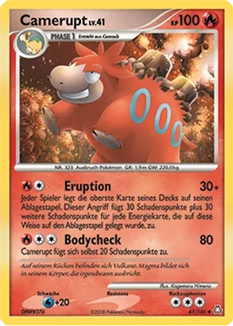 Camerupt #47/146 — Erwachte Legenden