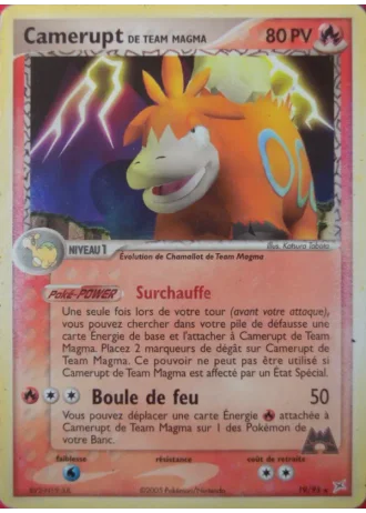 Camerupt de Team Magma #19 — EX Team Magma vs Team Aqua