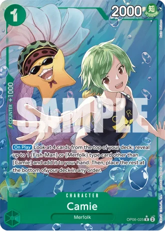 Camie (OP06-025) (Alternative Art) — Wings of the Captain (OP06)
