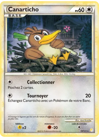 Canarticho #19 — HeartGold SoulSilver