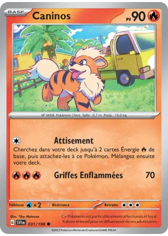Caninos #031/198 — Écarlate et Violet