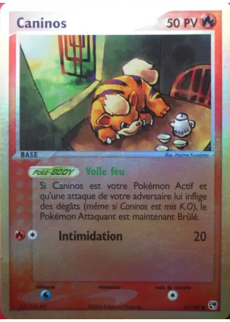 Caninos #65/100 — EX Tempête de sable