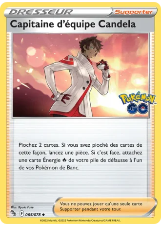 Capitaine d'équipe Candela #065/78 — Pokémon GO