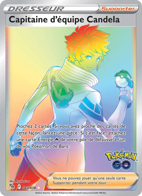 Capitaine d'équipe Candela #083 — Pokémon GO